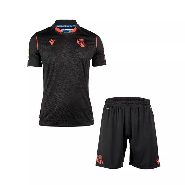 Camiseta Real Sociedad Segunda equipo Niño 2020-21 Negro